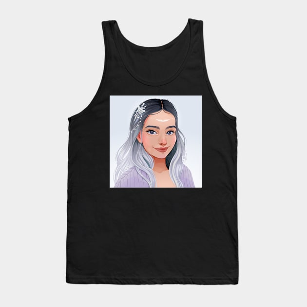 Girl 2 Tank Top by ddraw